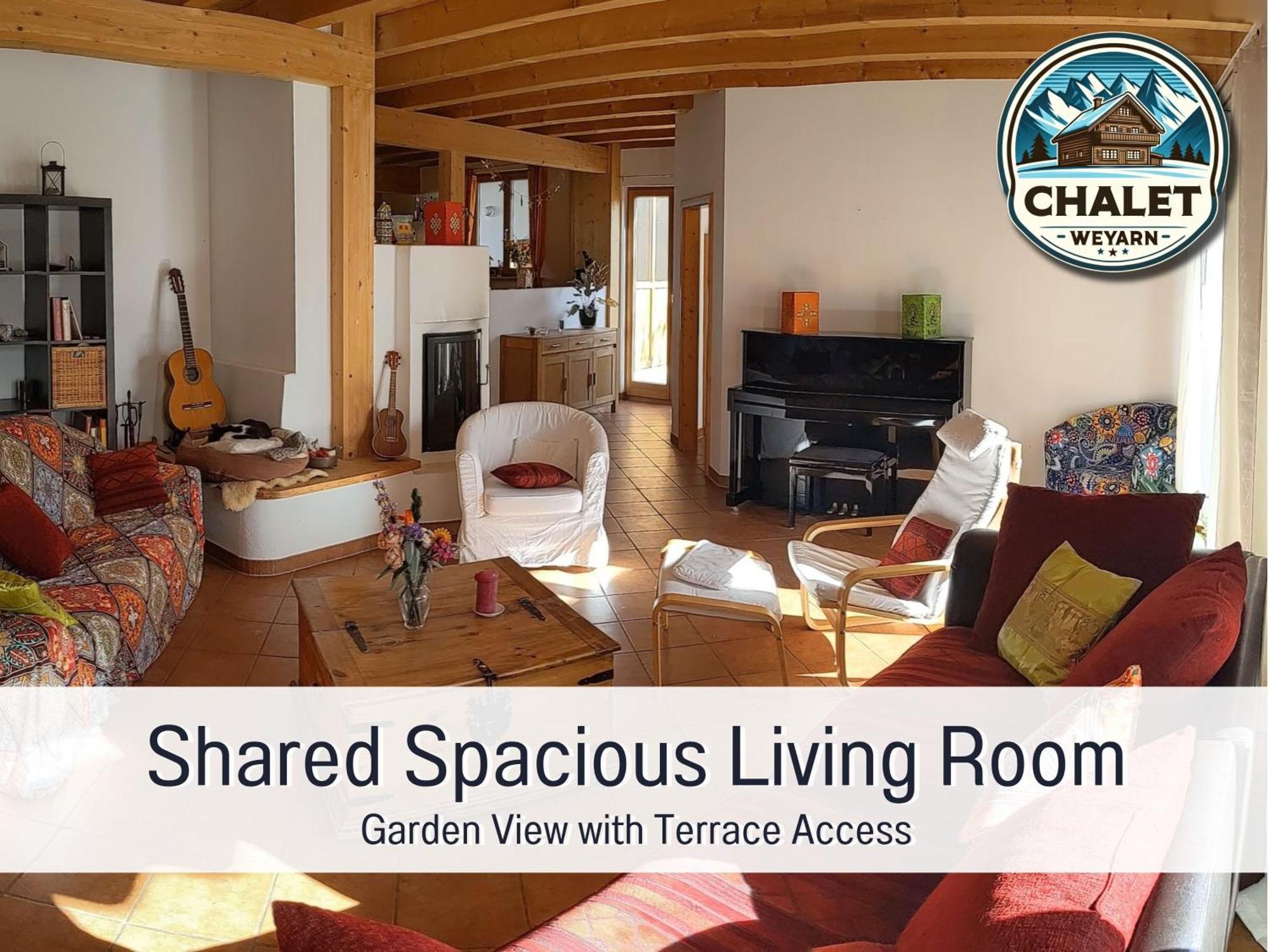 Chalet Weyarn - Doppelzimmer Mit Gartenblick Eksteriør bilde